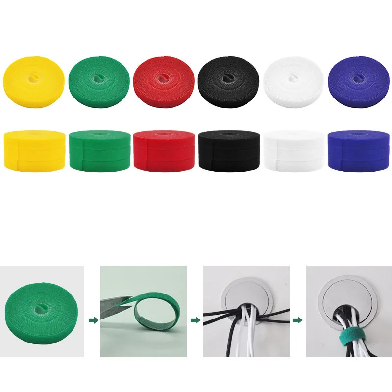 Cable Velcro Strap - 1/2/3 pièces Organisateur de câbles réutilisable