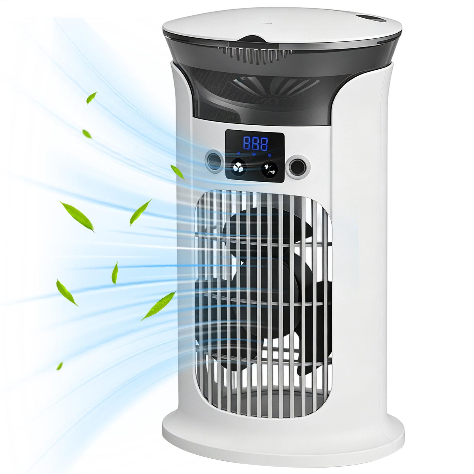 Desk Setup Home - Ventilateur de bureau portable réglable avec