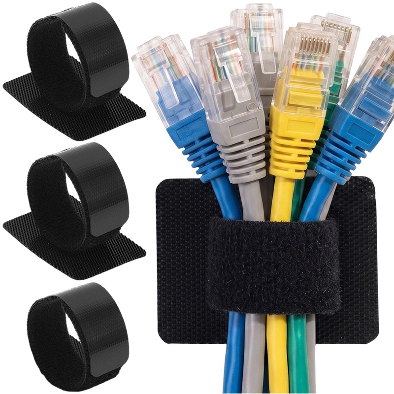 Cable Velcro Strap - Kit de gestion de câbles auto-adhésif