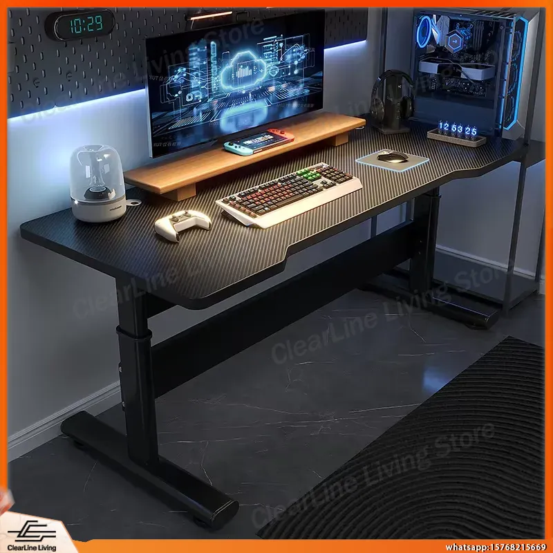 Desk Setup Height - Bureau de jeu électrique réglable en