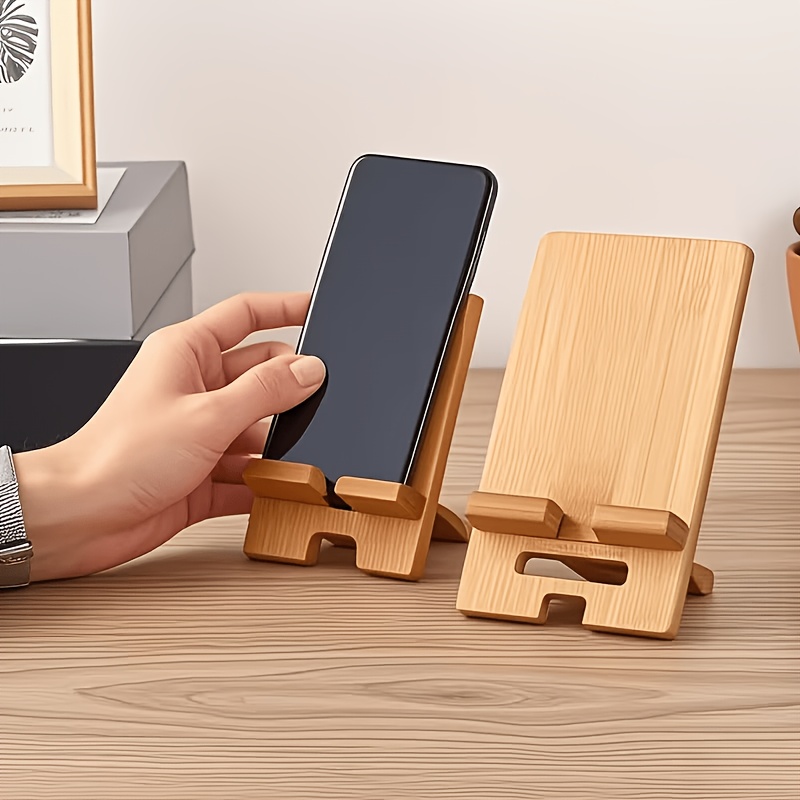 Desk Setup Kit - Support de téléphone en bois de