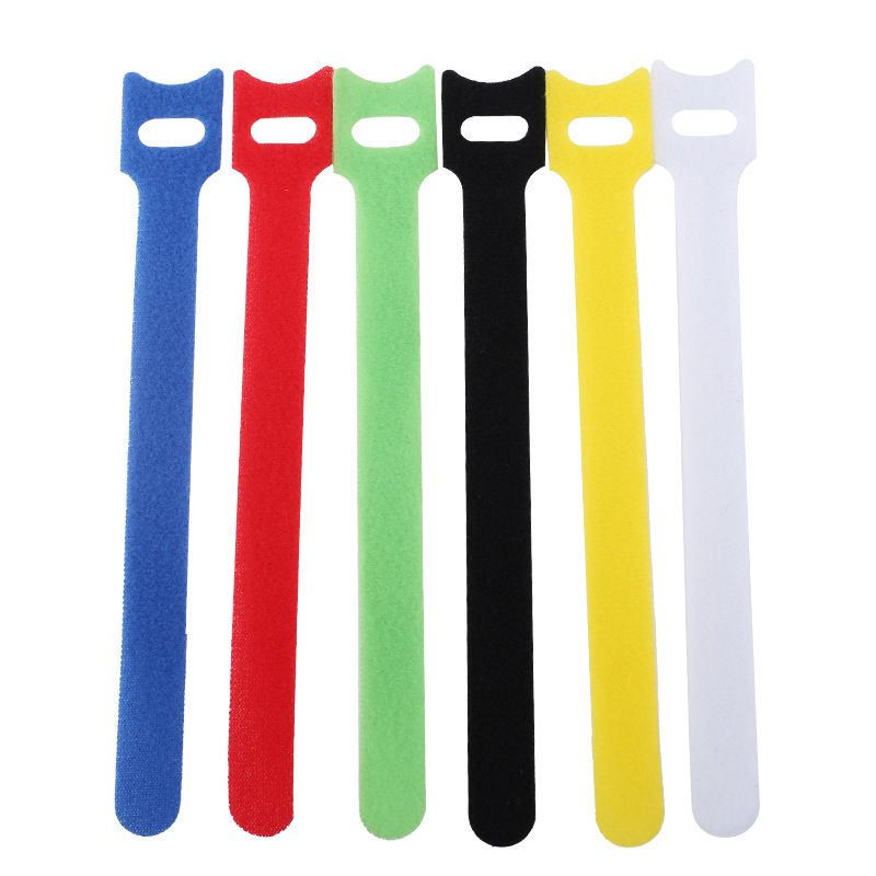 Cable Velcro Strap - 10 pièces tête de chat en