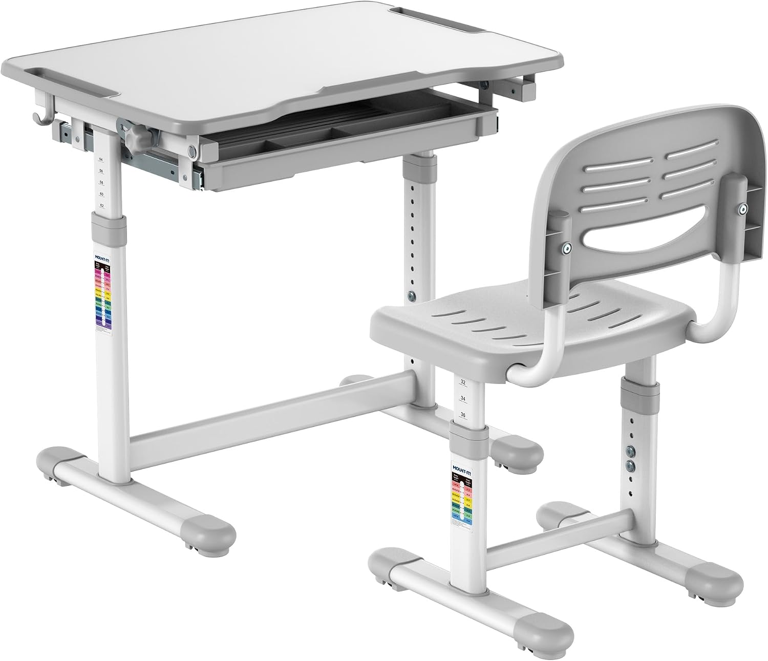Desk Setup Height - Ensemble bureau et chaise pour enfants,
