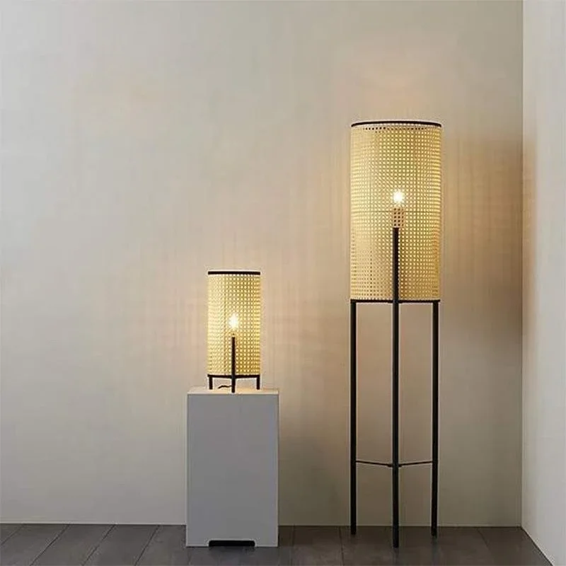Lampe de table en rotin de sty - Desk Setup Japan avis et prix