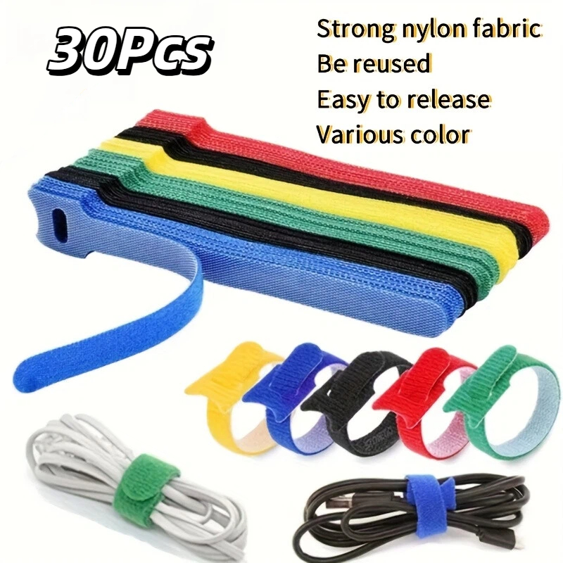 30 attaches-câbles Velcro mult - Cable Velcro Strap avis et prix