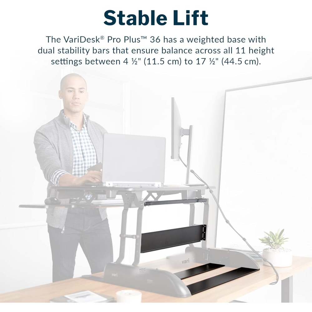 Desk Pro Plus 36, convertisseu - Desk Setup Height avis et prix